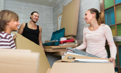 Stockwell Movers team preparing belongings for a careful relocation
