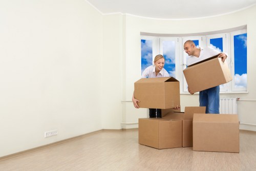 Packed household items ready for a local same day removal service