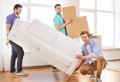 Preparing bulky furniture for local collection in Stockwell