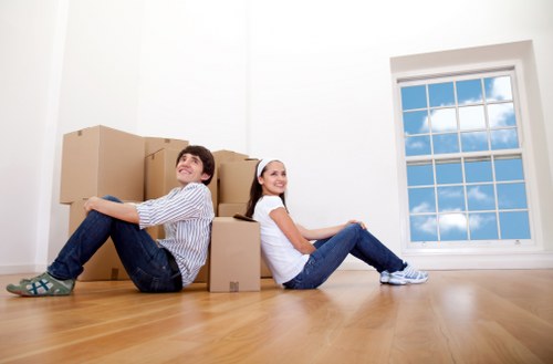 Removal van service for residential moves in Stockwell