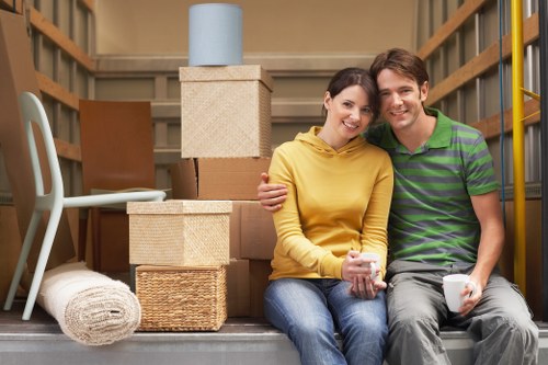 Sturdy boxes, tape, and wrap for a Stockwell move