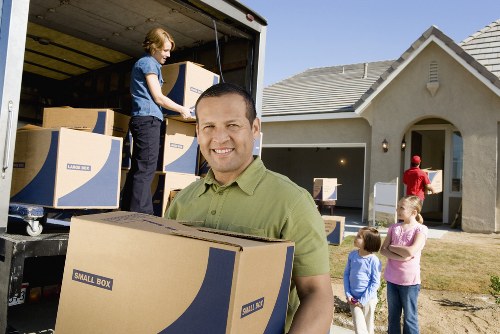 Local transfer station receiving separated household recycling